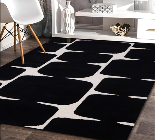 Hand-Tufted Wool Area Rug – Modern Geometric Design | Multiple Sizes & Colors | Soft & Luxurious by Avyay Rugs
